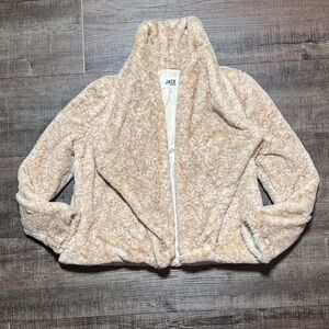 Jack by BB Dakota Cream Faux Fur Jacket